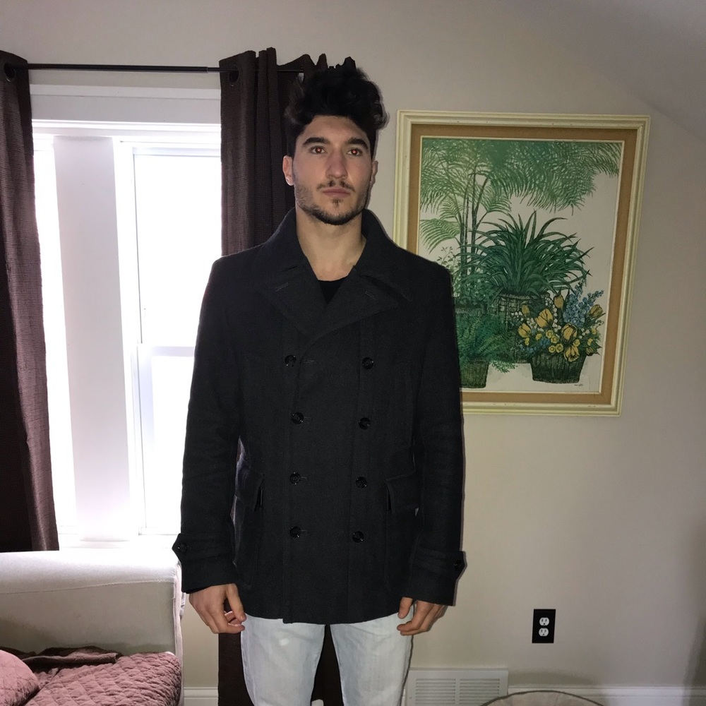 Double-Breasted Forever 21 Pea Coat